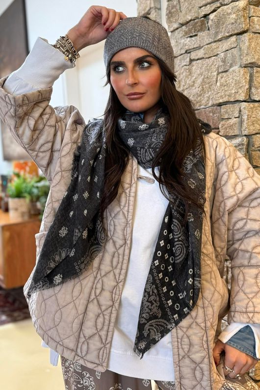 Balmoral Stretch Knit Headband Slate /20=